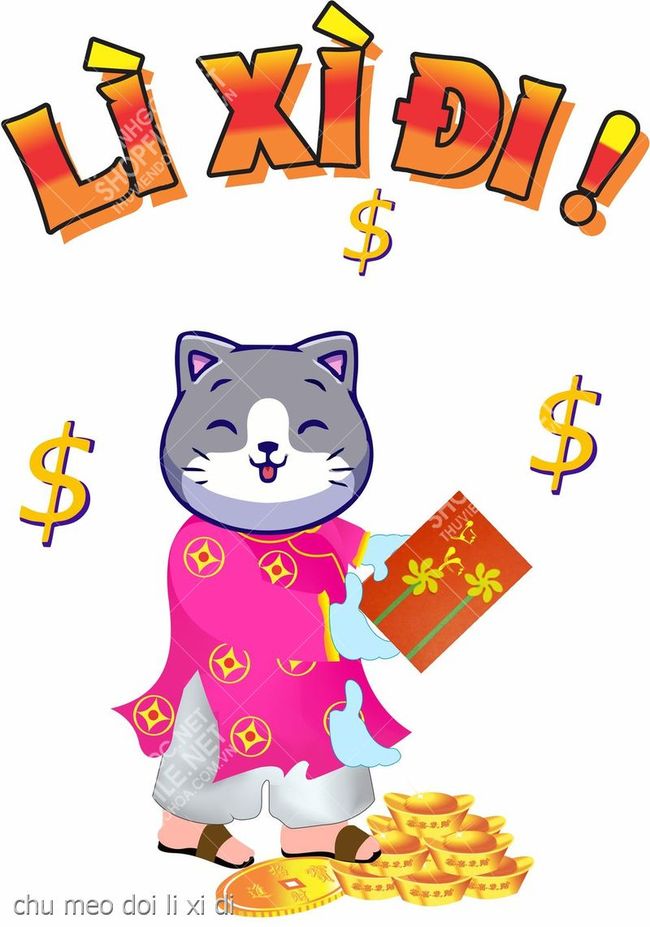 chu meo doi li xi di